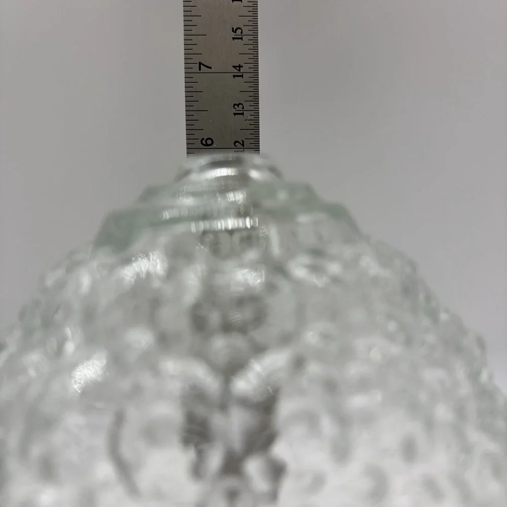 Vintage Bubble Acorn Clear Glass Ceiling Wall Light Fixture & Lamp Shade Globe